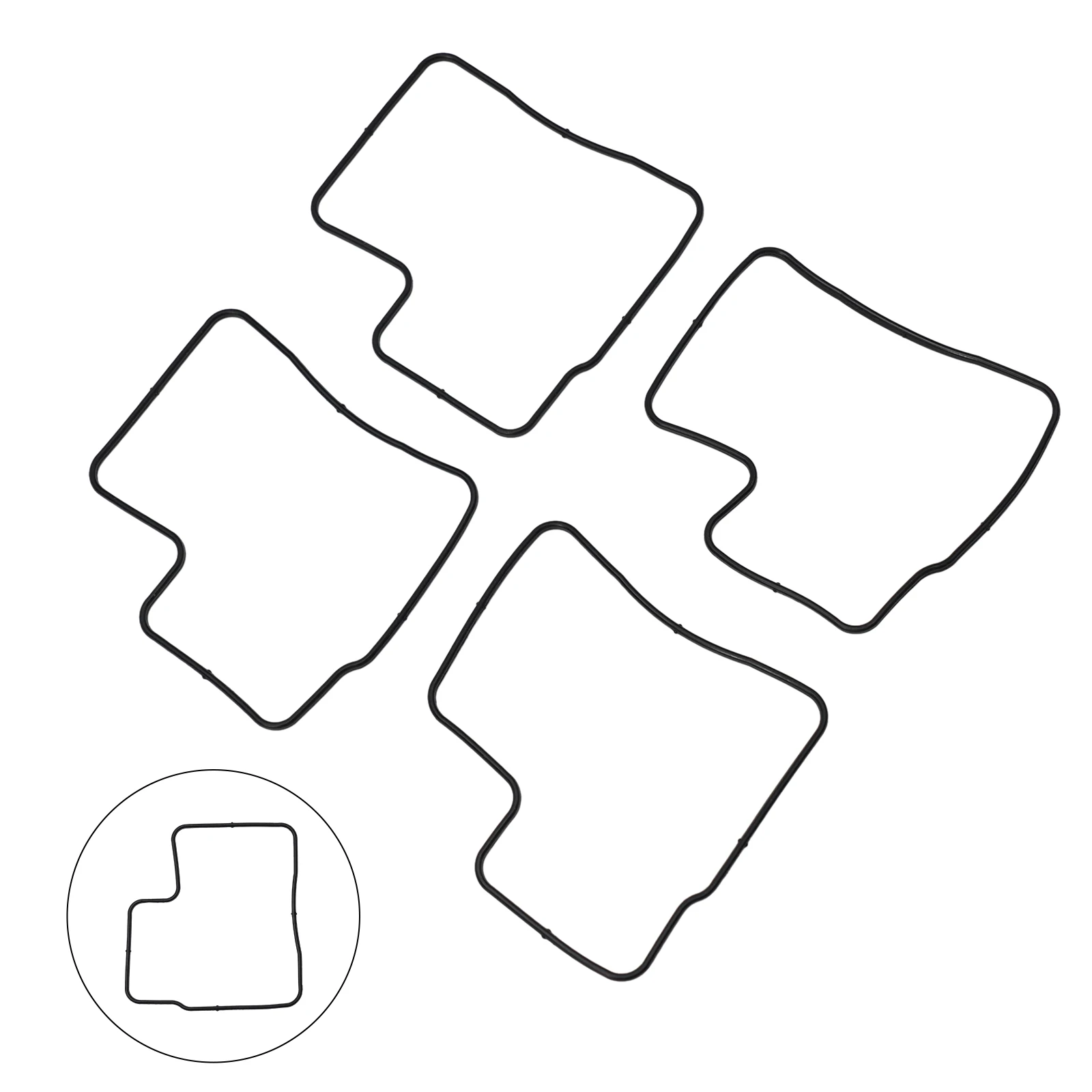 ปะเก็นคาร์บูเรเตอร์สำหรับรถยนต์ 4 ชิ้น ซ่อมฟลอตคาร์บูเรเตอร์ VFR 750 สำหรับ Honda VFR750 ขายดี อะไหล่ทดแทน ขายส่ง