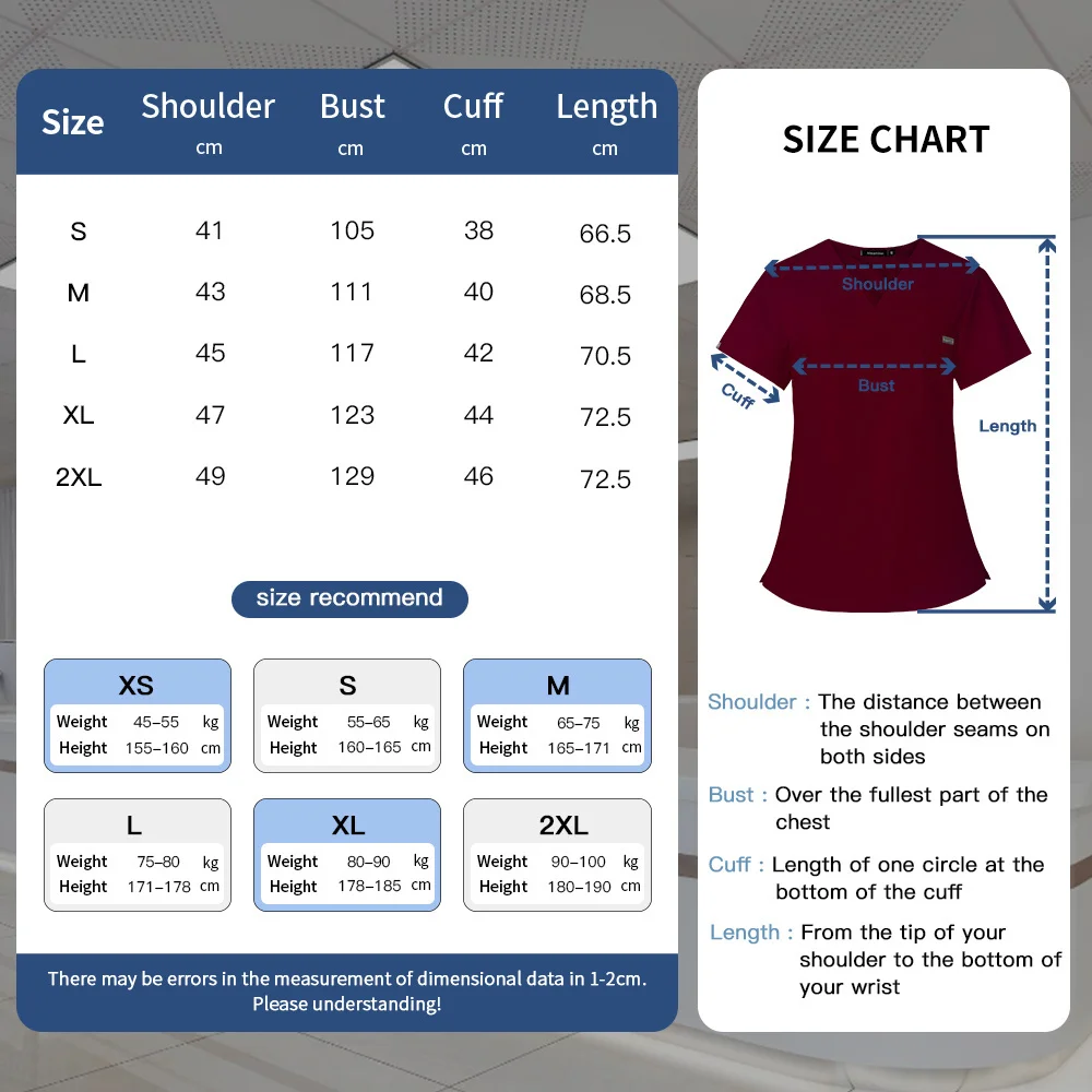 Uniforme de salle d'opération pour hommes, vêtements d'infirmière à manches courtes, vêtements de travail pour médecins, costume médical unisexe, chemises de dentisterie