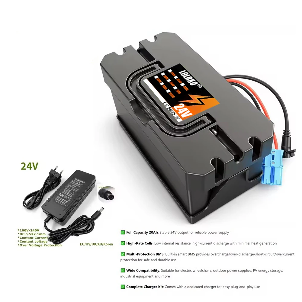 24V 50Ah Rechargeable lithium battery long life 29.4V Kids Ride on Toys Car Powered Electric Vehicles Battery