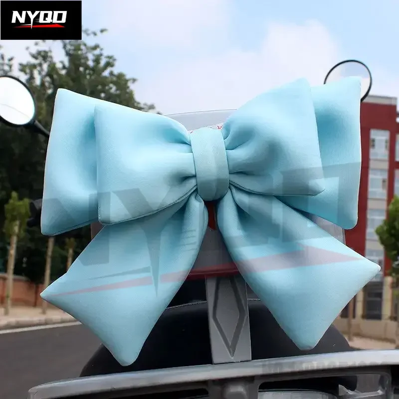 Helmet Universal Women Bow Polyester Ribbon Bow Helmet Decoration Motorcycle Electric Bike Fashion Bowknot accesorios para moto