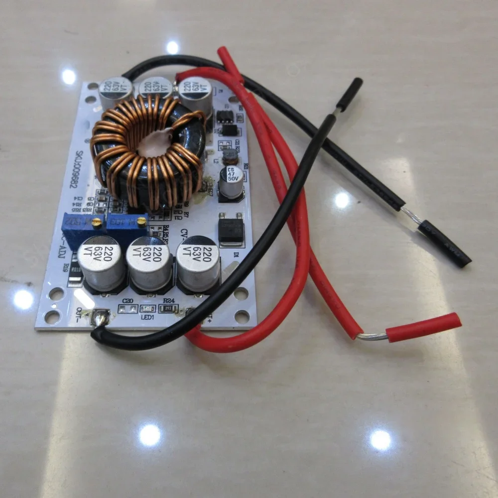 600W Diode Power Supply DIY Module DC Boost Drive Aluminum Base Board for Electronic Components