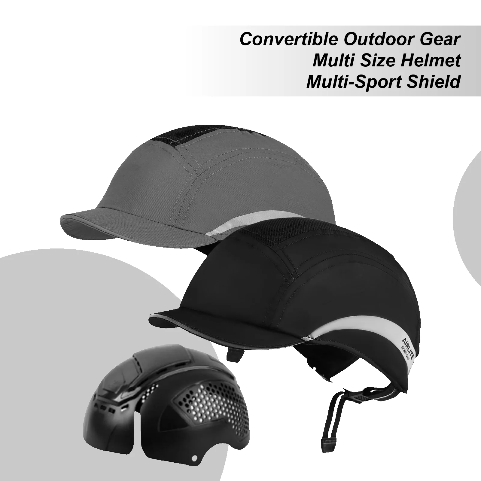 

Bike Helmet Comfortable Adjustable Reflective Mens Baseball Hats Bike Helmet for Outdoor Travel Sports Climbing Hiking Cycling