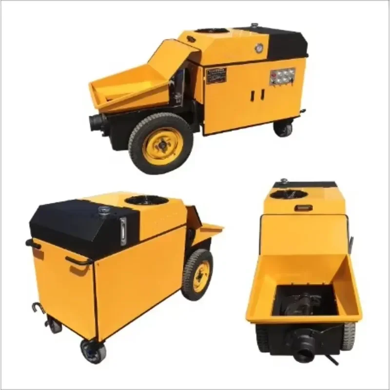 Multi Function Portable Concrete Pump High Quality Mini Concrete Pumps For Sale Electrical Motor Concrete Pump Hot Sale Brazil