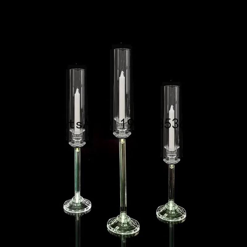 

wedding props acrylic three-piece set for party and western restaurant decoration