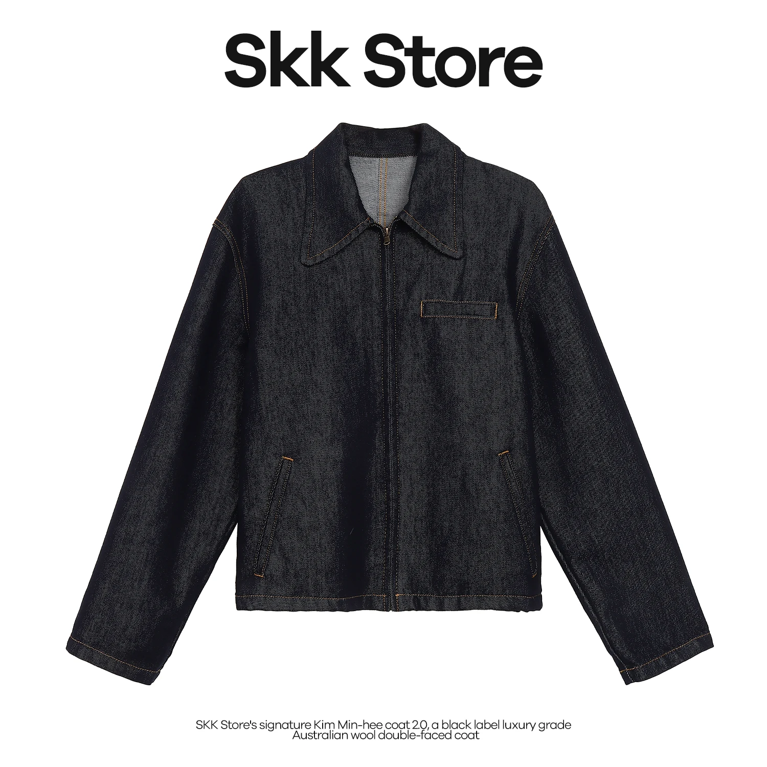 

Skk Store: Женская осенняя джинсовая куртка свободного кроя из хлопка, винтажная, оригинального цвета, с декоративной строчкой, повседневная