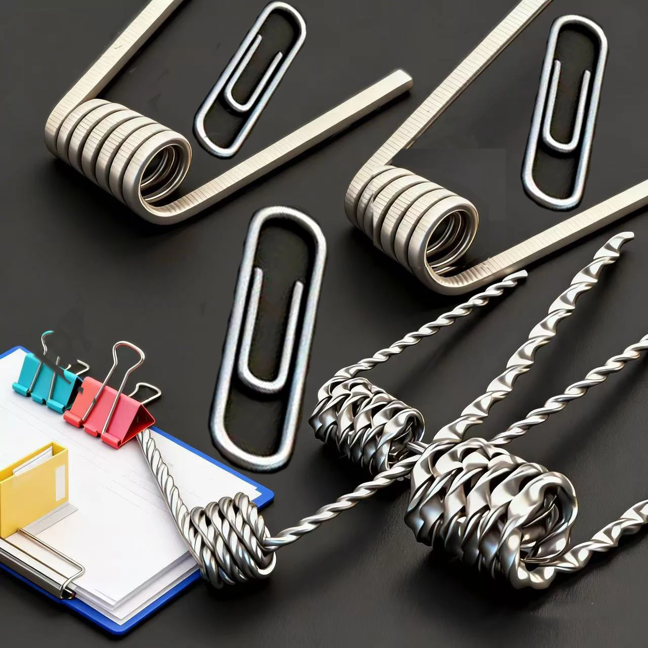 

100/50/30/10PCS High Quality Handmade 3D Printer 3.0mm Hole Alien-Shaped Torsion Spring Coil Ring Angle CW/CCW for Repair