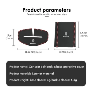 Araba emniyet kemeri, emniyet kemeri tokası, Çizilmez Kapak Koruyucu renault kılıfı Yakalama, Sparco, Megane, Sandero, Büyük Eşik Koruma, 2 adet İlk 10 satış, emniyet kemerleri sparco-no. 6