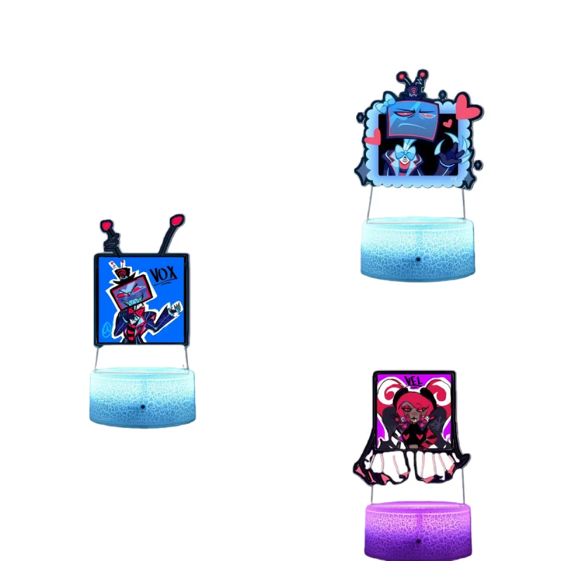 

Recycled Acrylic Night Light for 3 Vees Decoration Monochrome Bedroom Atmosphere Light Sleep Soft Light Small Light Gift