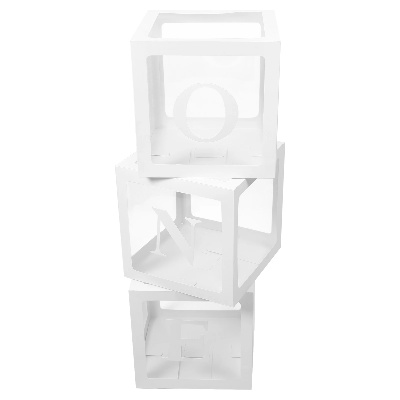 

1 set 1 Set Birthday Party Balloons Boxes Decorative Paper Balloon Box For Shower Gender Reveal Celebration Birthday Themed