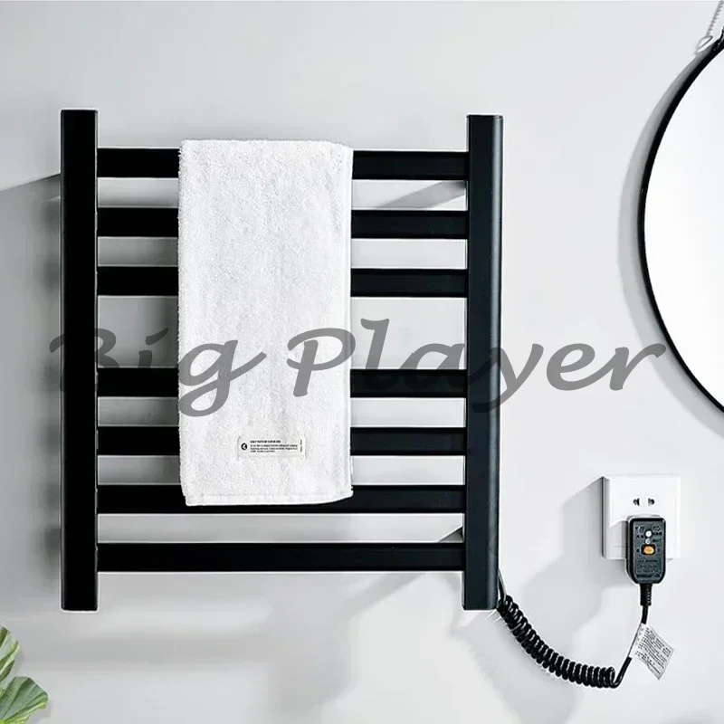 220V 45W/180W Electric Heated Towel Rail Thermostatic Intelligent Sterilizing Towel Warmer Dryer Heated Towel Rack Bathroom