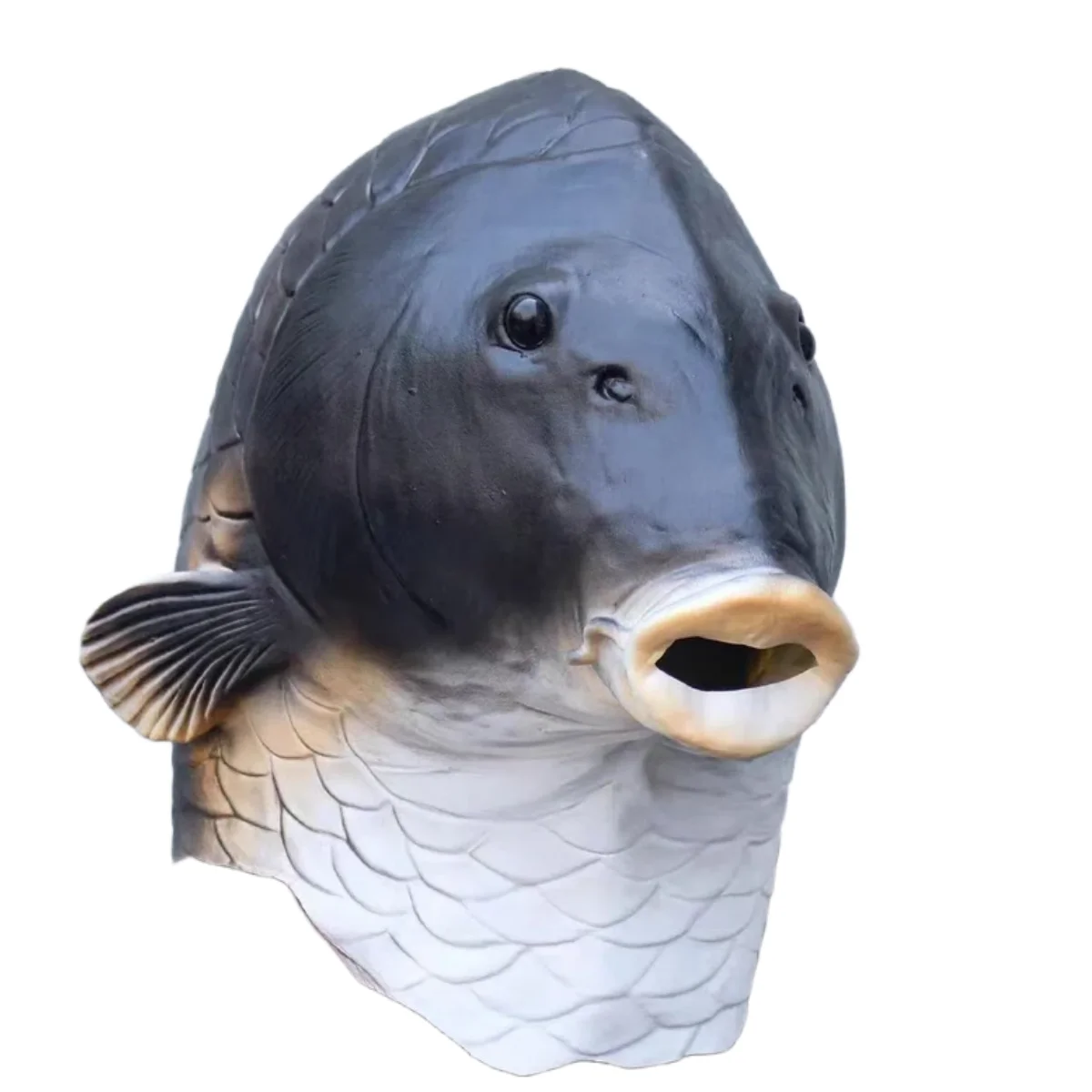 Realistic Fish Mask Animal Head Latex Mask Funny masks Latex masks Mermaid monster Halloween Costume Prop