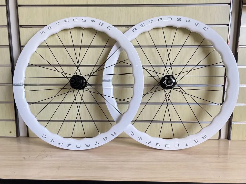 カーボンファイバー700cディスクブレーキロードバイクホイールセット