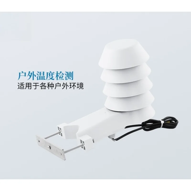 Rainproof Outdoor Ambient Temperature Sensor Splash‑Resistant Temperature Transmitter For Field Environment Measurement Work