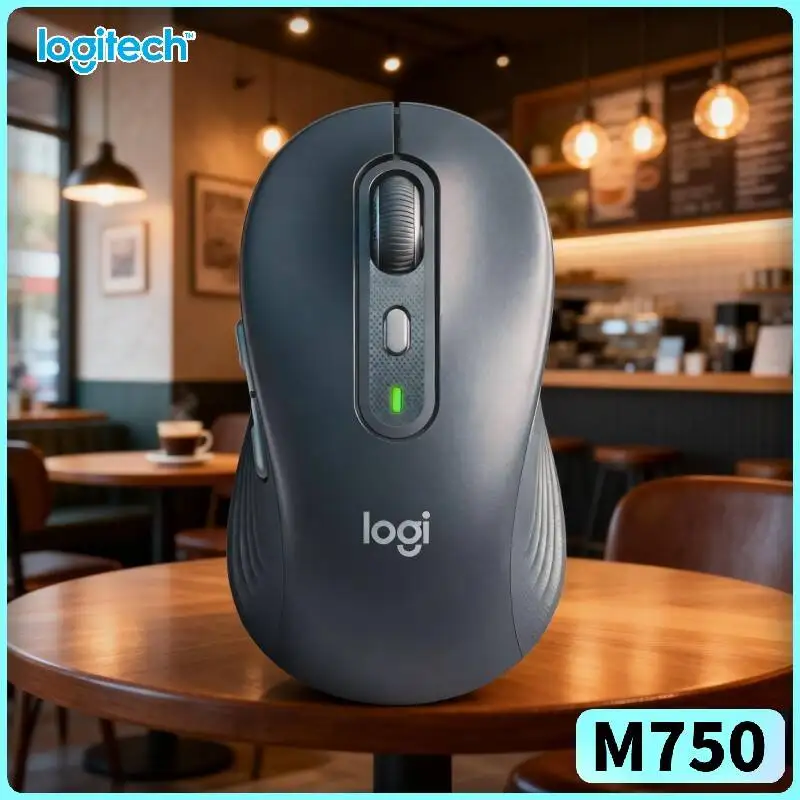 

Мышь Logitech M750 Office - 4000 DPI, мягкая подставка для большого пальца, SmartWheel, радиус действия 10 м, 20 месяцев автономной работы, инструмент для повышения эффективности работы