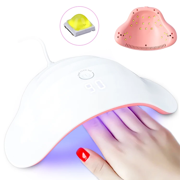 

Quick-drying UV LED Curing Lamp Nail Light Portable USB Plug Gel Polish Nail Dryer 46W UV led Nail Lamp