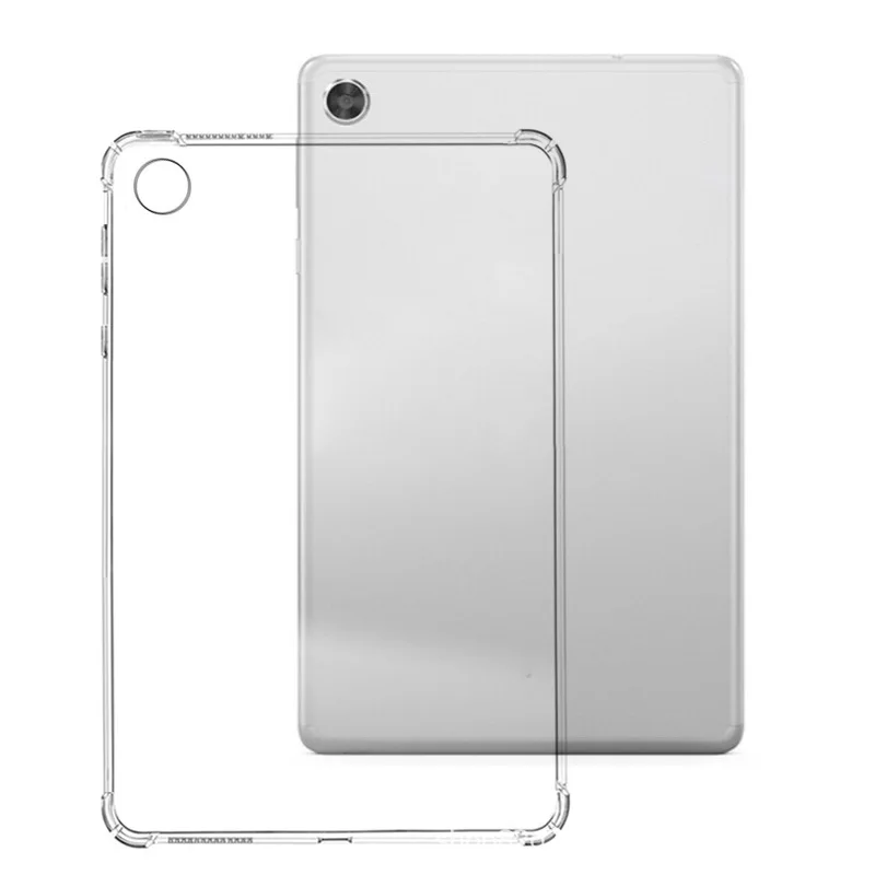 Transparent Case For Lenovo Tab M8 4th 2023 TB-300FU 8 inch Soft TPU Shell Anti-Shock Anti-Scratch Case