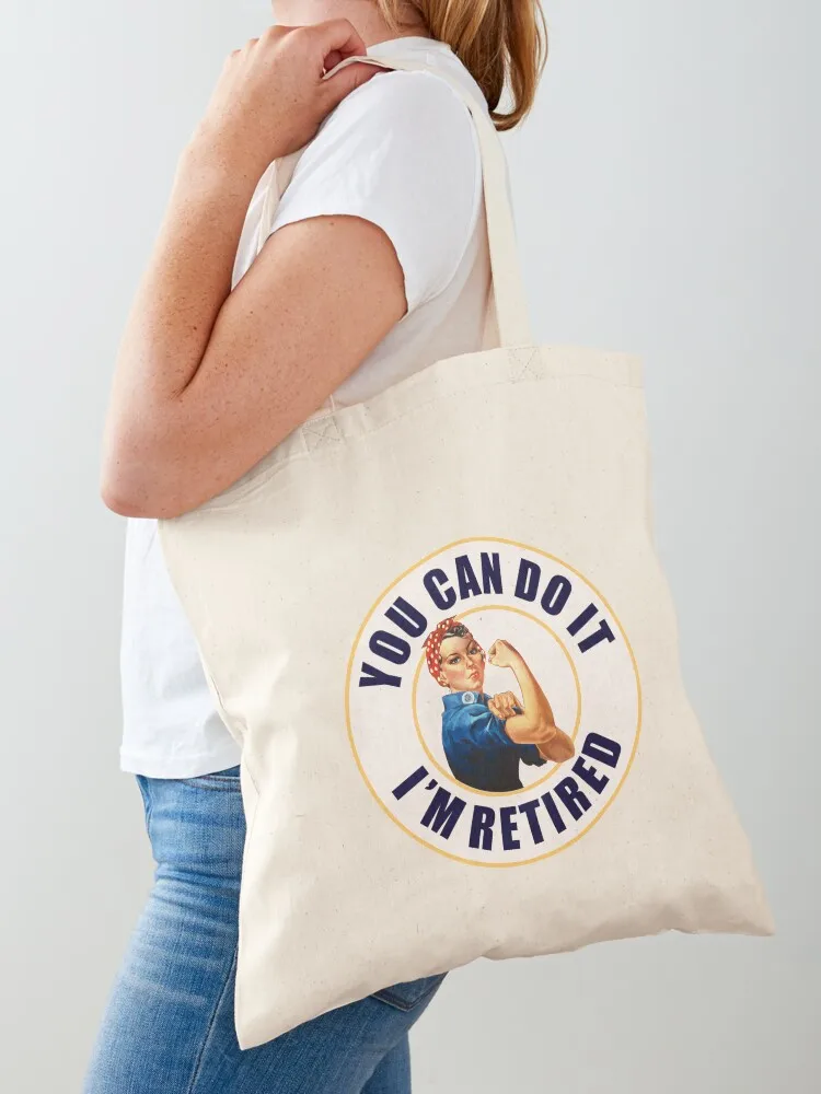 Retired Rosie the Riveter Tote Bag canvas tote Canvas