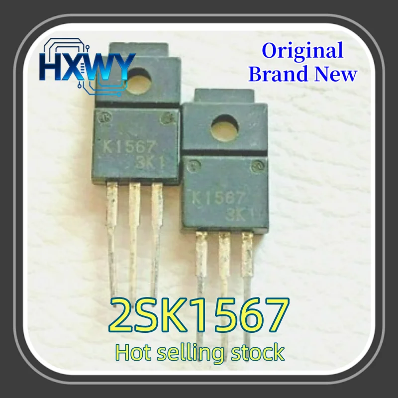 (10/50 pieces) 2SK1567 K1567 TO-220 N-channel MOS tube New Electronic Parts High Quality Fast Delivery In Stock