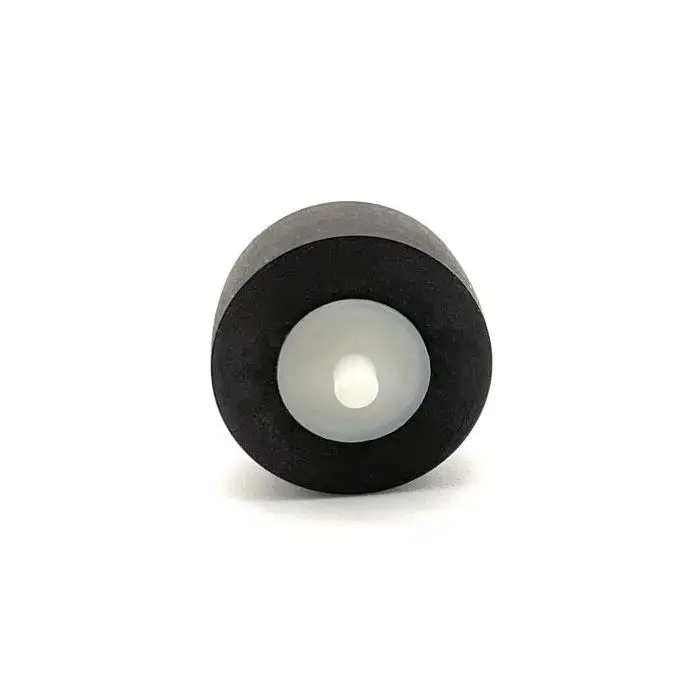 1Pcs 12x6x2mm With Axial Rubber Pinch Roller Belt Wheel For JVC218 254 354 318 718 Cassette Movement Tape Recorder Accessories