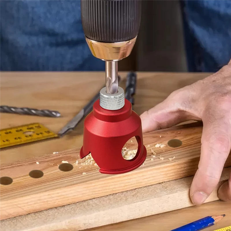 

A84X-8 Steel Drill Bushings Vertical Drill Guide Pocket Hole With 3-10Mm Drill 90 Degree Straight Hole Drilling Positioner