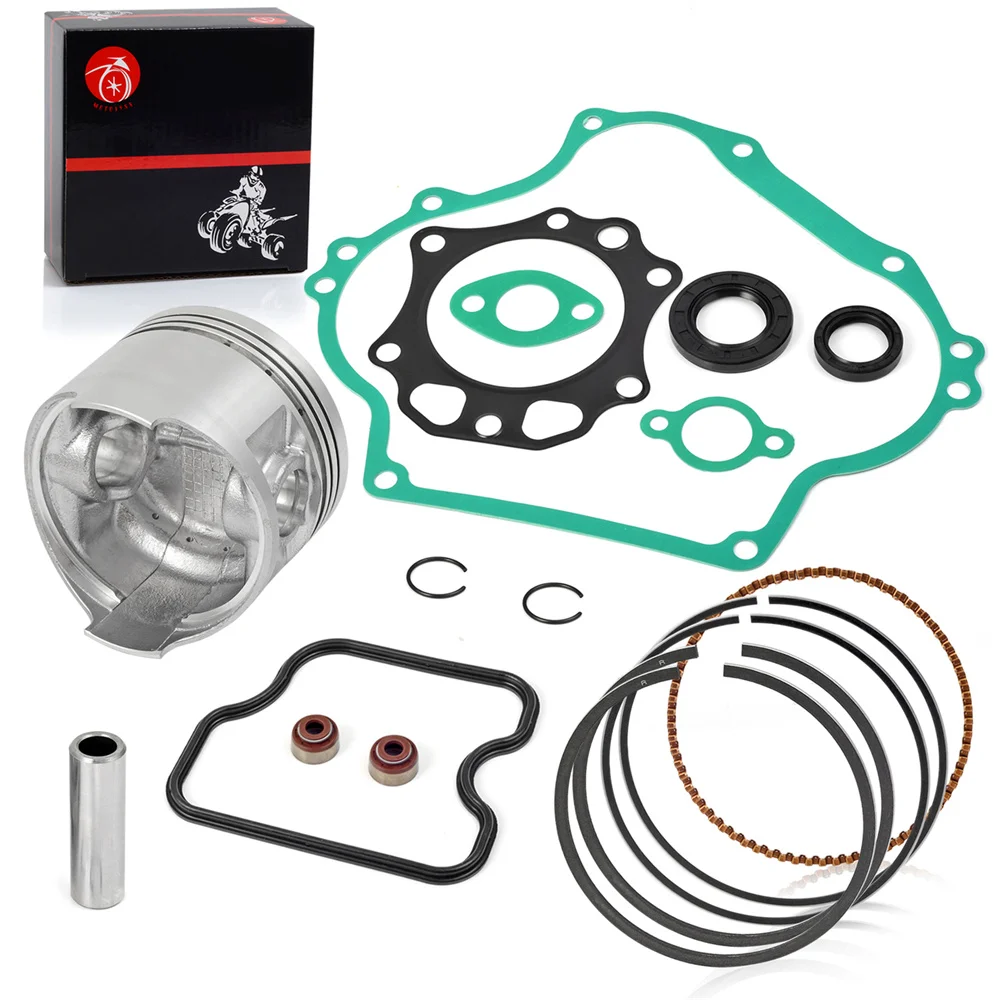 Top End Piston Ring Gasket Seal Rebuild Kit STD For Club Car Golf Cart DS Precedent FE290 1992-up 1016459-01 1023047-01