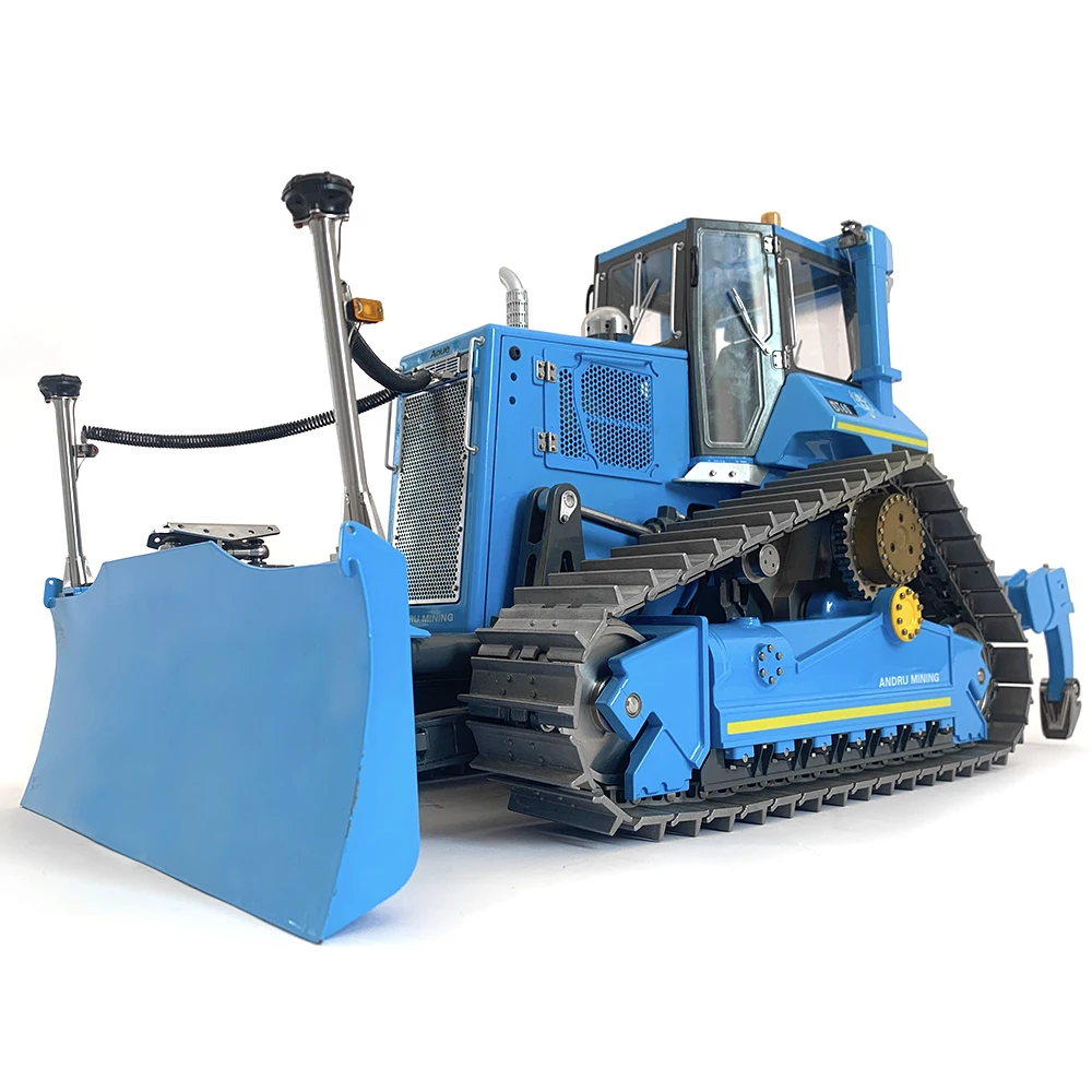 LESU Metal RC Hydraulic Bulldozer Finished 1/14 Aoue DT60 Radio Control Crawler Dozer Heavy RC Heavy Machine Toys