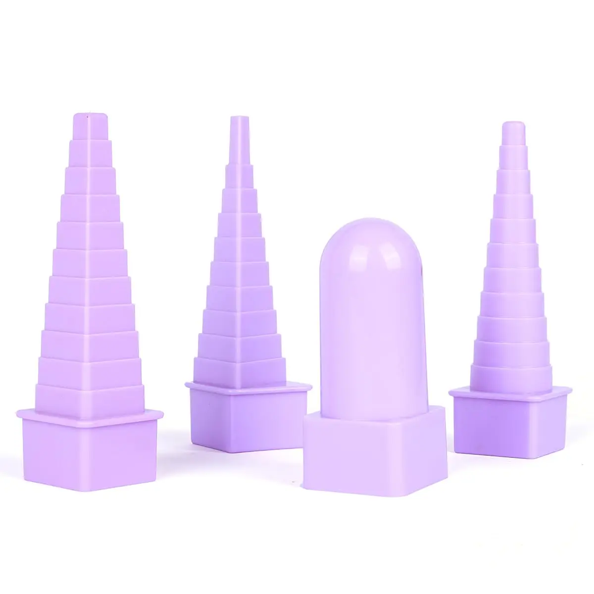 Wire Wrapping Mandrel Kit Jewelry Forming Tools Plastic Square Round Triangle Shape Molds for DIY Bending Craft Unique Jewelry