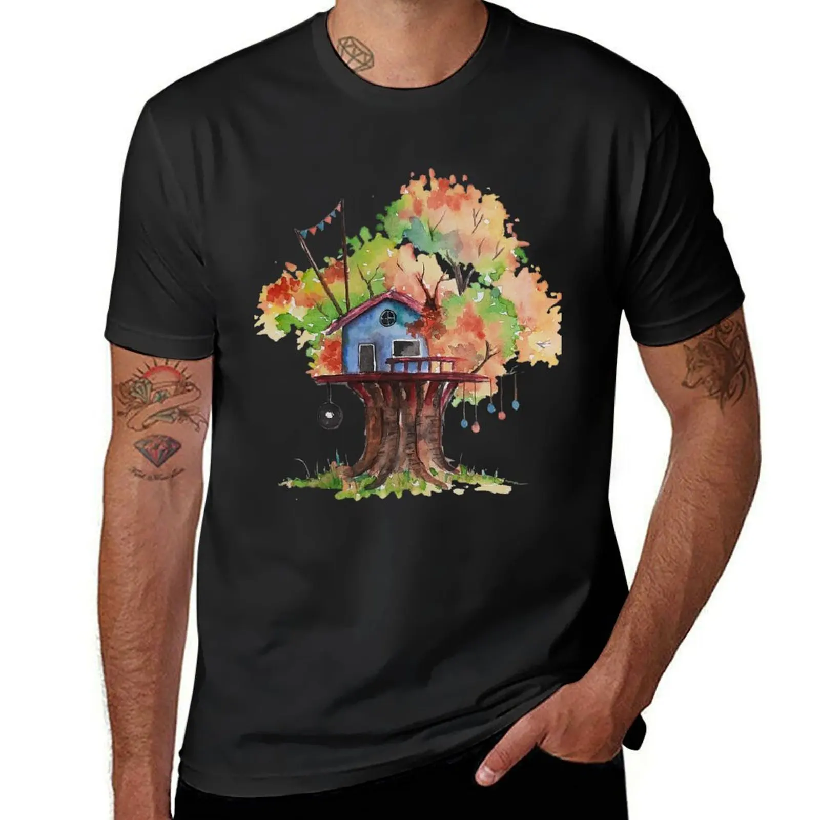 Tree House T-Shirt new edition tees customs design your own animal prinfor boys workout shirts for men