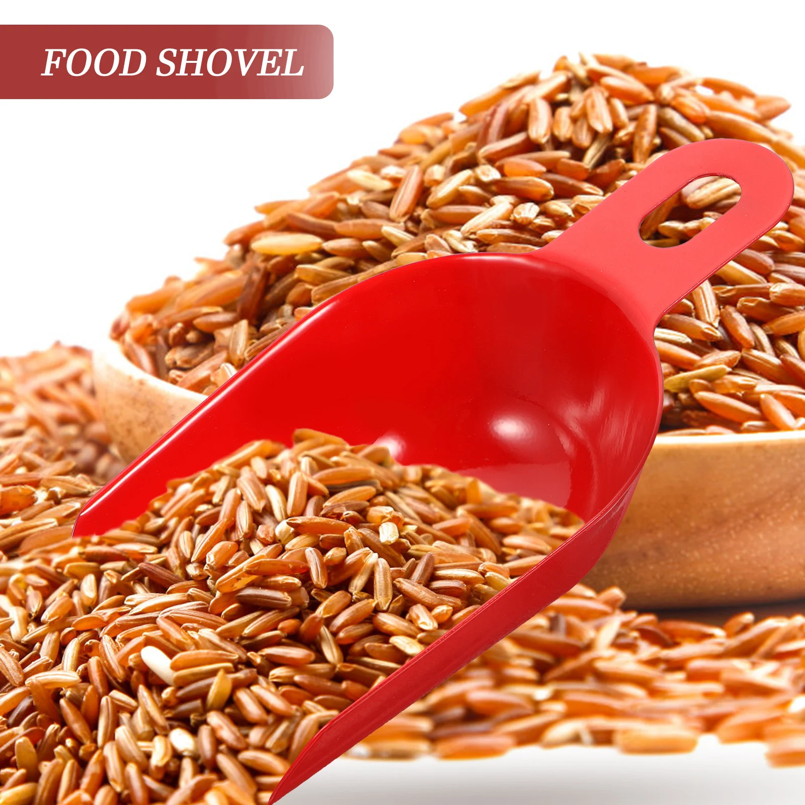 

Thick Multi-Purpose Kitchen Shovel Stainless Steel Nut Coffee Bean Flour Scoop Home Food Ice Grain Scoop for Bar Restaurant