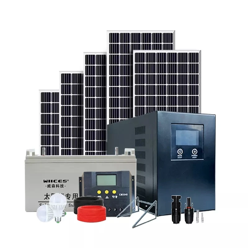 100w 200w 300w Solar Energy System Off Grid Solar System With Batteries House Solar System Off Grid For Roof