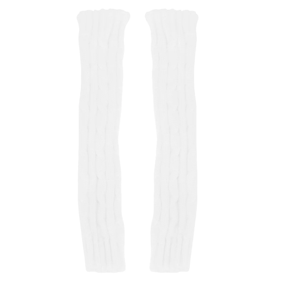 

1Pair Knitted Winter Forearm Sleeve Gloves Fingerless Warm Cuff for Cycling Running Golf Fishing Activities Winter Cuff