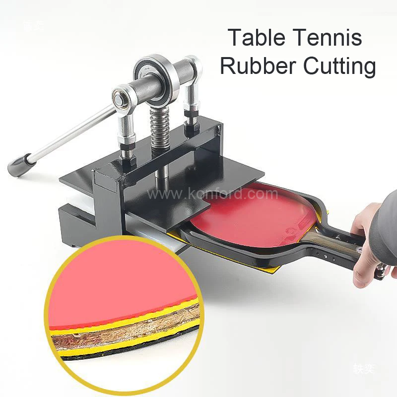 Konford Wholesale Table Tennis Rubber Cutting Machine Ping-Pong Paddle Cover Racket Accessories PingPong Rubber Repair Equipment