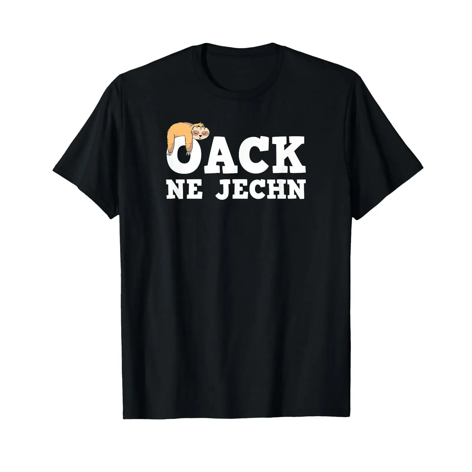 Oack ne jechn Immer mit der Ruhe Slogan for Oberlausitz T Shirt vintage Washed Breathable Versatile Slightly Unisex