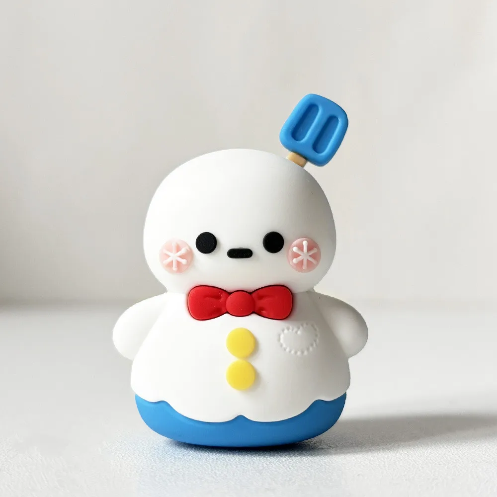 Game Love And Deepspace Zayne Cosplay Keychain Smiling Snowman Key Chain Backpack Pendant Key Ring Accessories Couple Gift