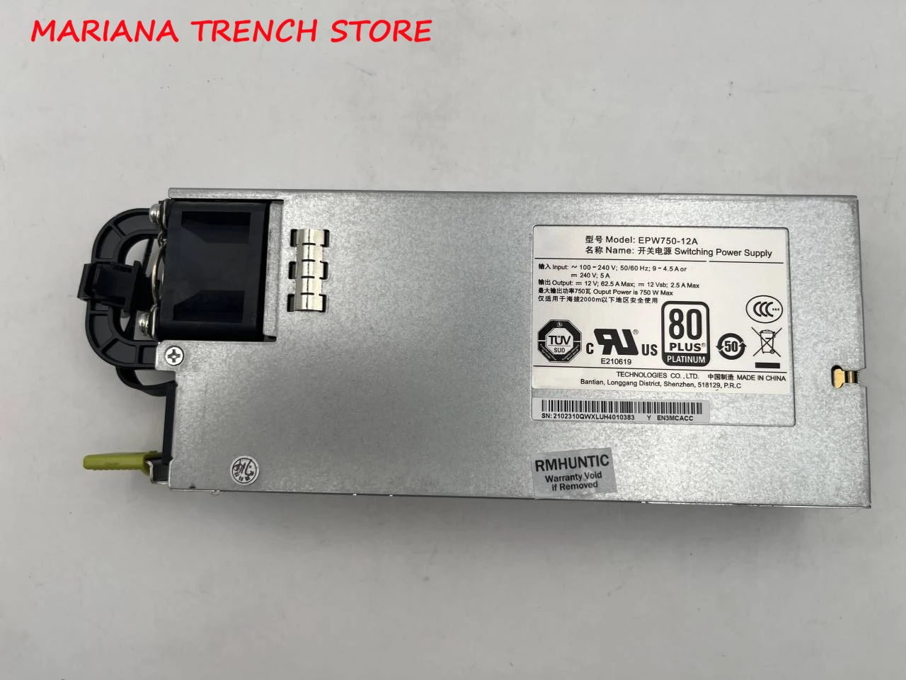 

EPW750-12A for HUAWEI High-efficiency Server Power Supply Module