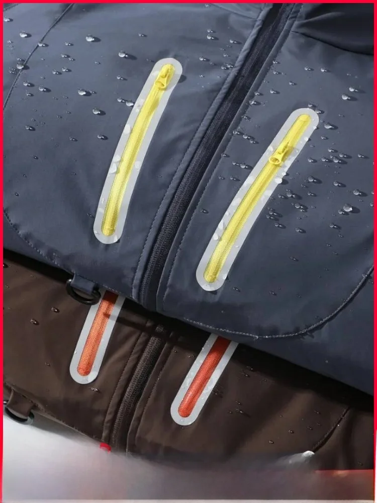 

High-End Men's down Jaet Thi Du down High Loosen Stand Collar Outdoor Windproof Waterproof Autumn Winter Coat