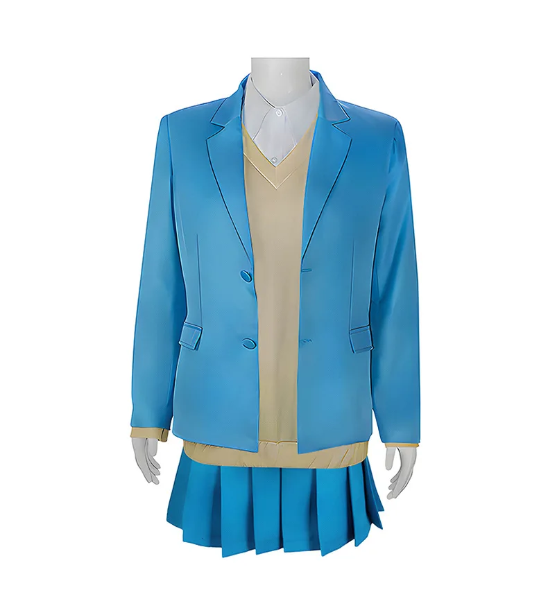 

《Customize》Anime Kano Chinatsu Cosplay Costume Women JK Dress Uniform Suits Halloween Christmas