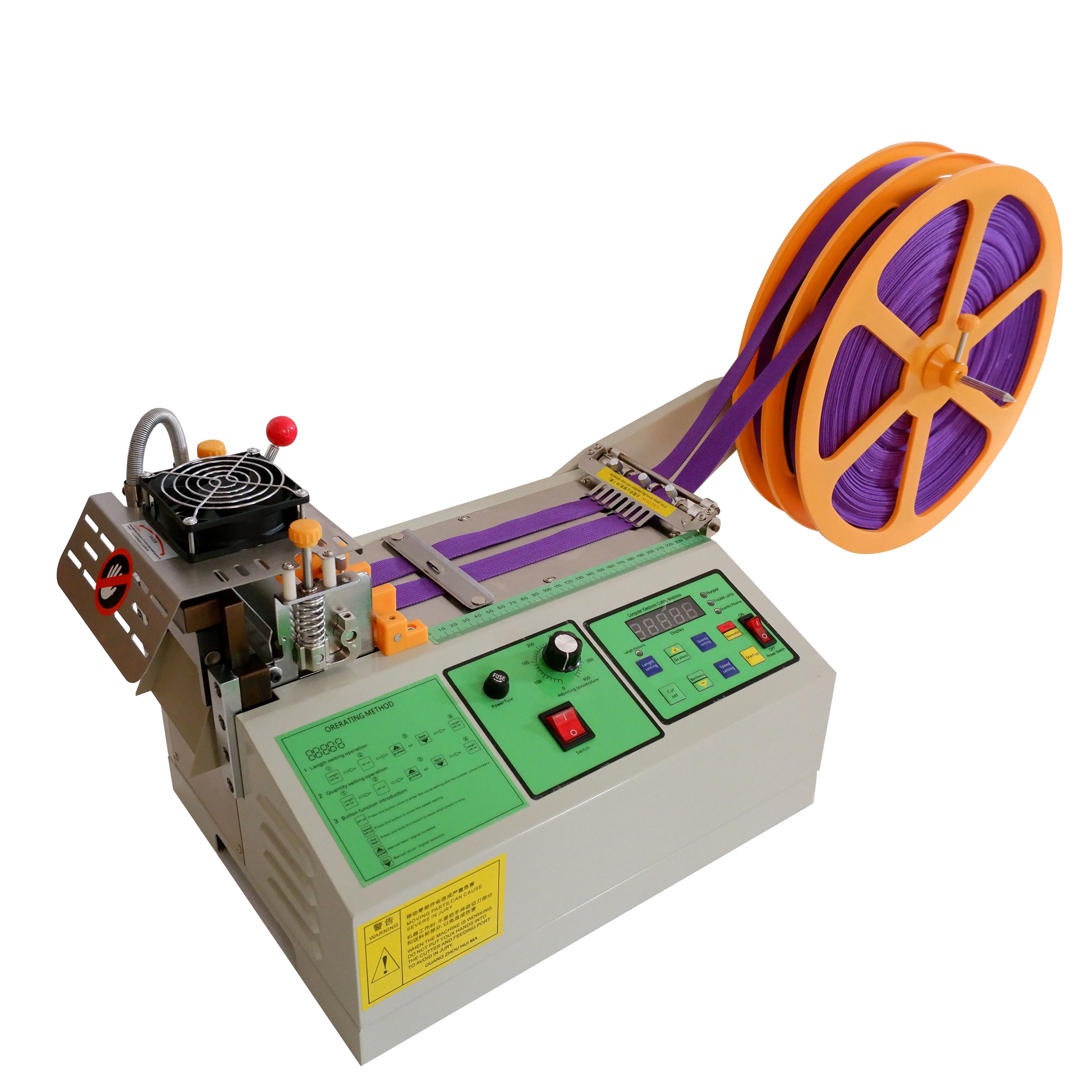 

Hot Selling Automatic to Sheet Hot Circlip Cutter Webbing Roll Cutting Machine