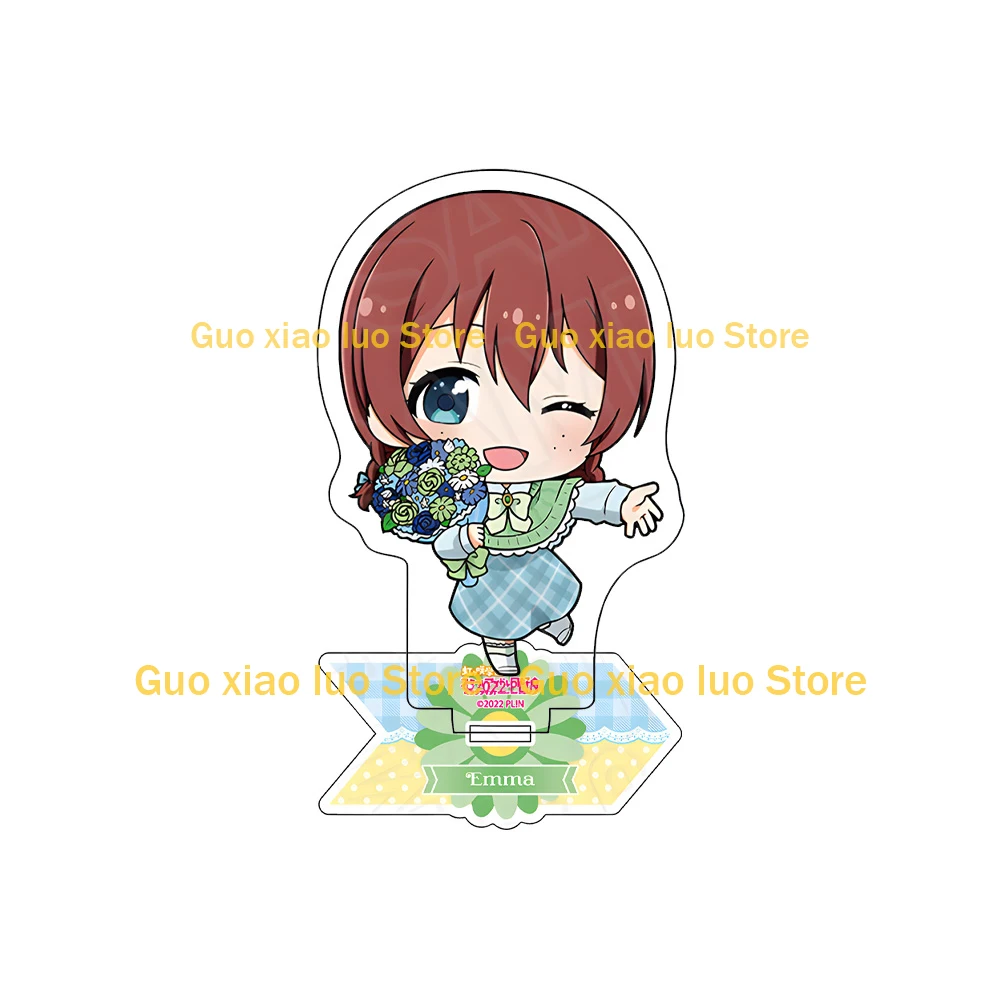 lovelive character Miyashita Ai Komi Kanata Yuuki Setsuna Emma Verde Tennoji Rina Mifune Shioriko mini Chibi Anime Acrylic stand