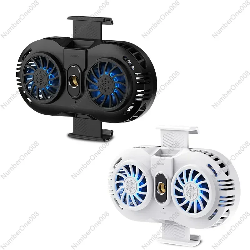 Mobile phone radiator semiconductor cooling dual fan water cooling silent radiator