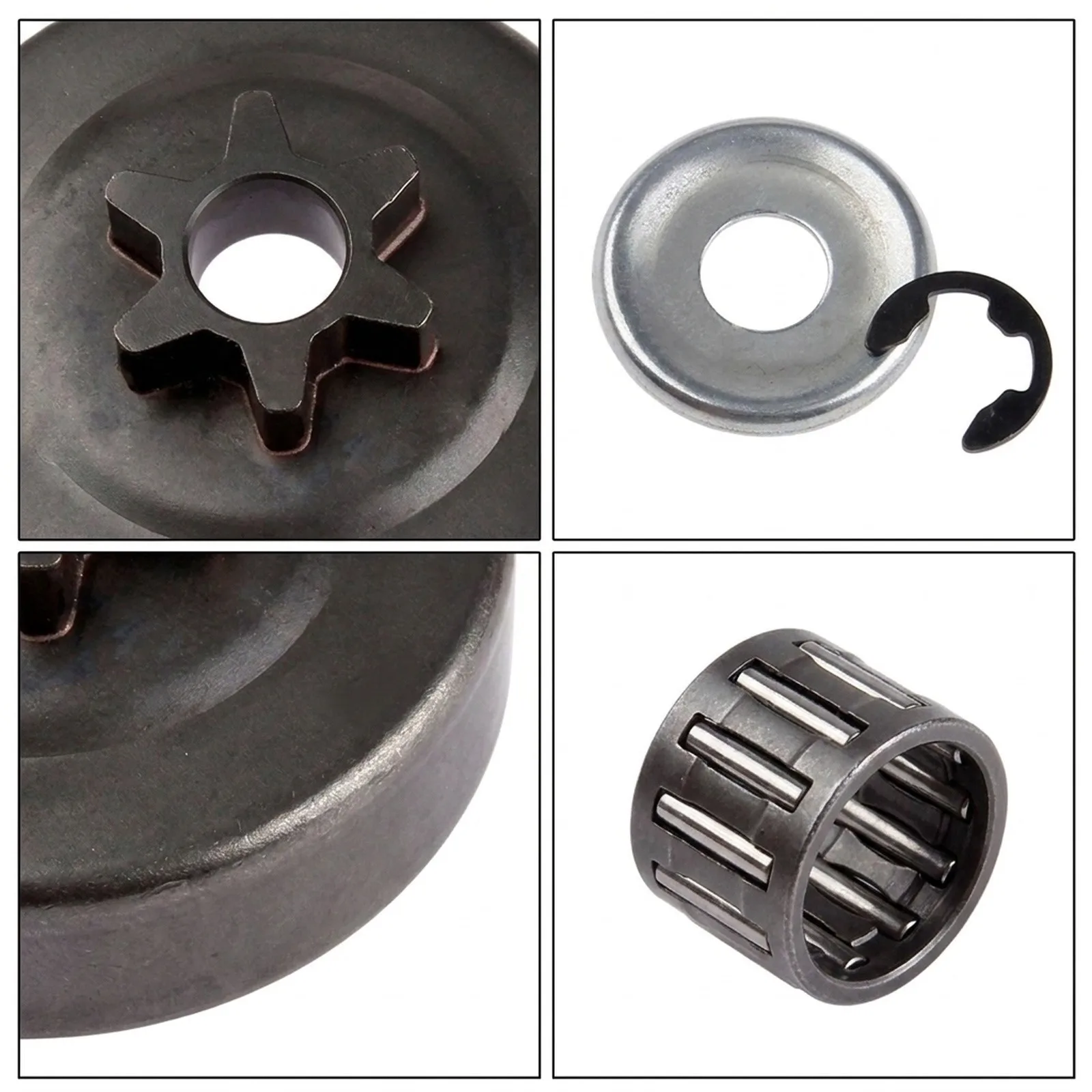 Washer for MS170 MS180 Parts Clutch for chainsaw Kit Sprocket 6T E-Clip Tool New Hot High Quality Useful Washer