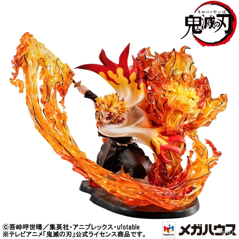 

В наличии: Оригинальная фигурка Bandai Megahouse Demon Slayer Ренгоку Кёджуро, новая, в коробке, аниме-персонаж, игрушка.
