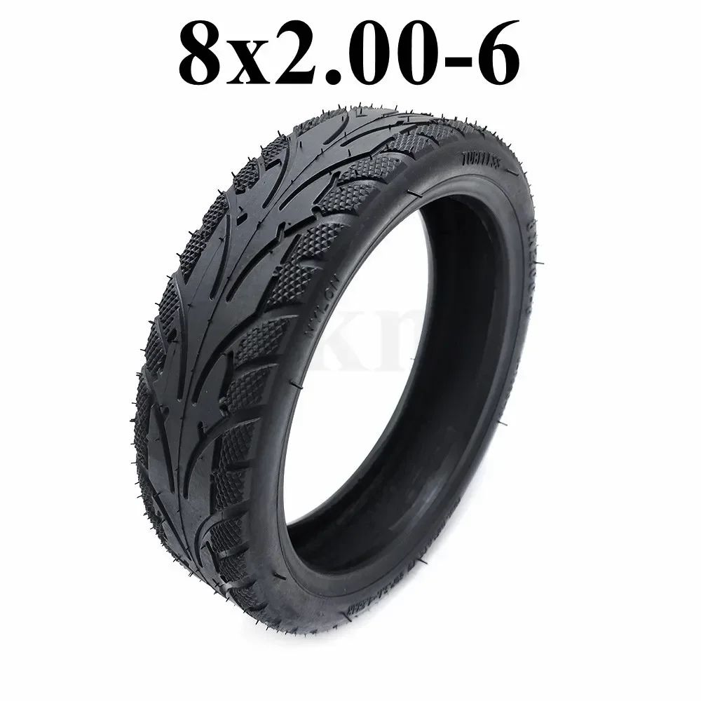 8x2.00-6 Tubeless Tyre 8 Inch Vacuum Tire for Pocket Bike MINI Bike Electric Scooter  Accessories