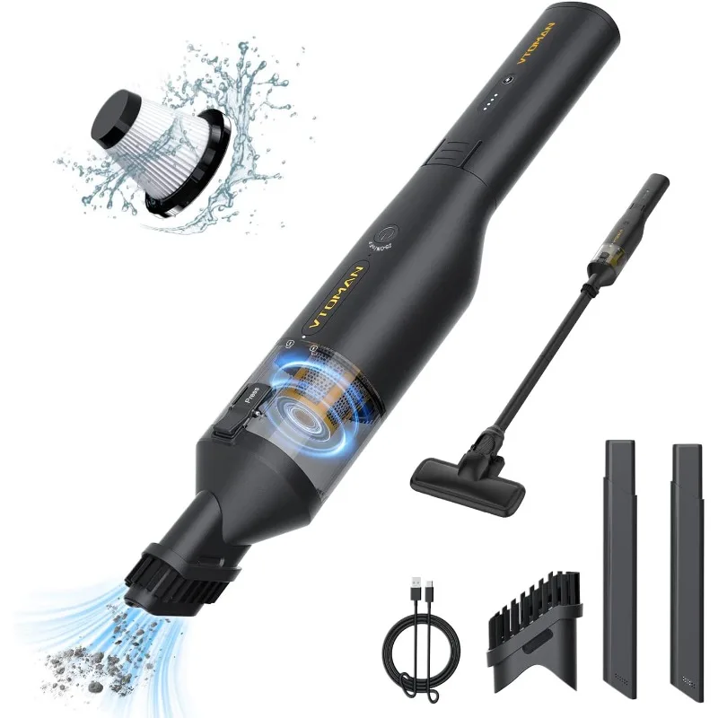 

VTOMAN ToolCore V22 Car Vacuum Cleaner Cordless, 22000Pa Strong Auto Vacuum High Power, Rechargeable Handheld Vacuum,