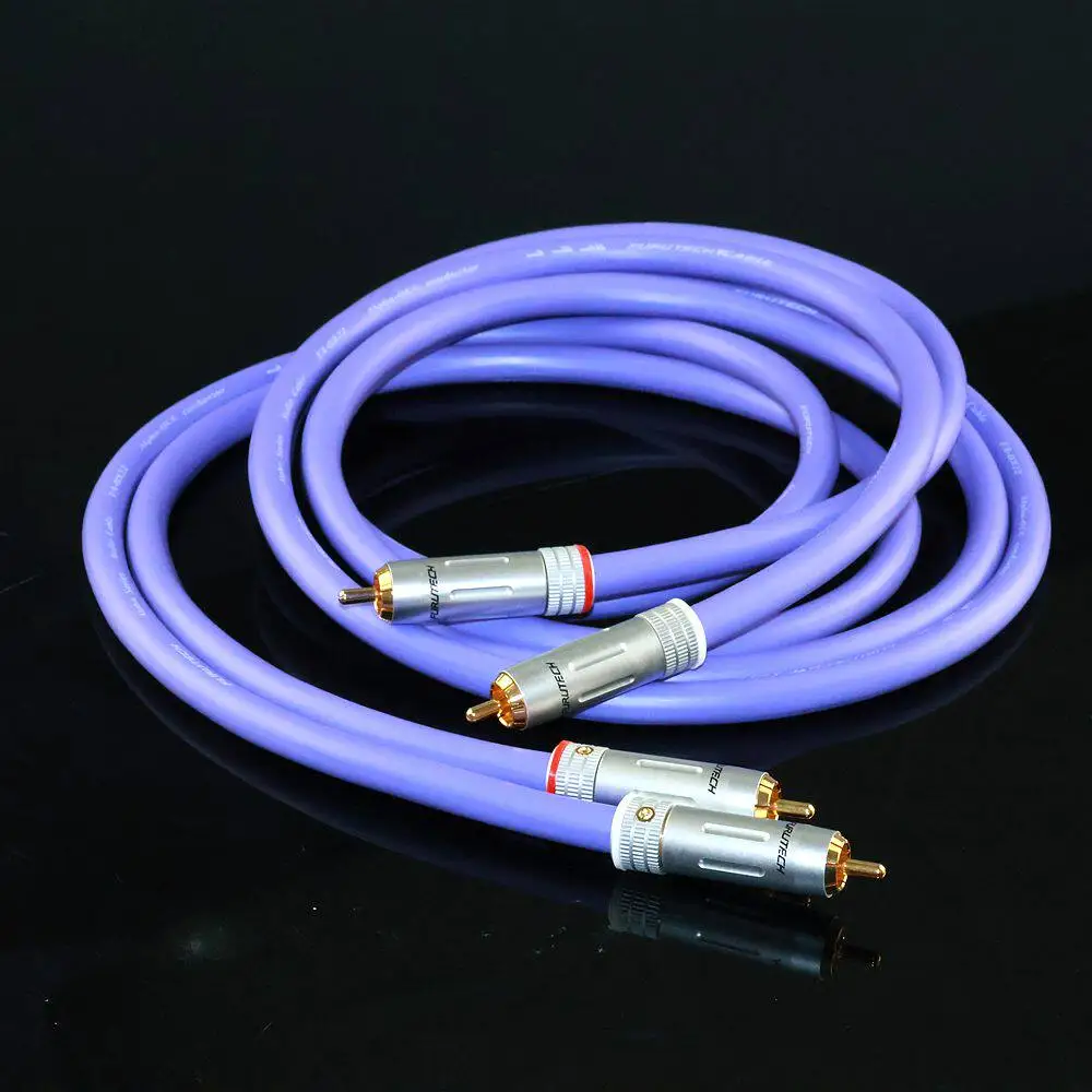Furukawa FA-α S22 single crystal copper flagship, audio cable signal cable RCA two-to-two audio power amplifier connection