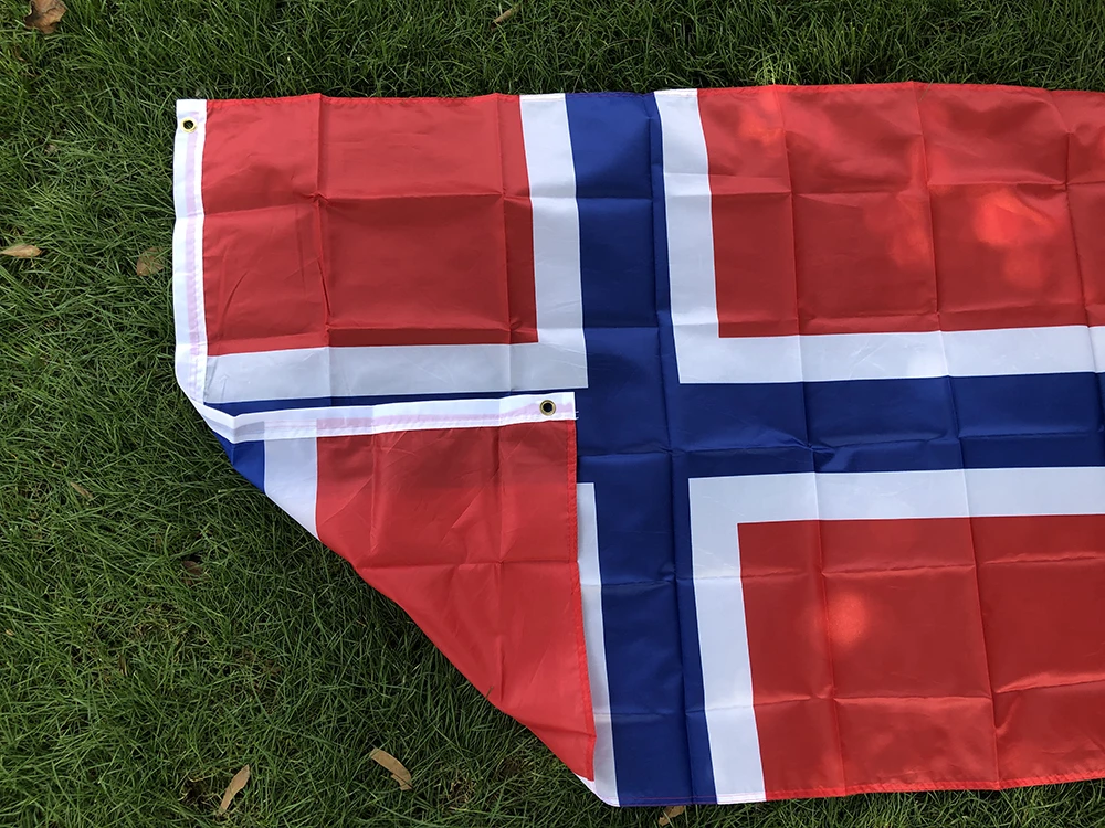 SKY FLAG norway Flag 90x150cm Kongeriket Noreg Norge nor no norway Norwegian flag Polyester standard Hanging Flag Banner