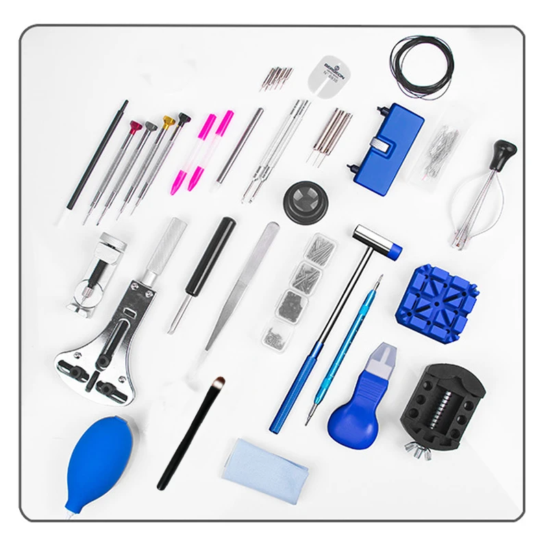 Watch Repair Tool Kit Watch Link Pin Remover Shell Opener Remover Watch Battery Replacement Strap Set