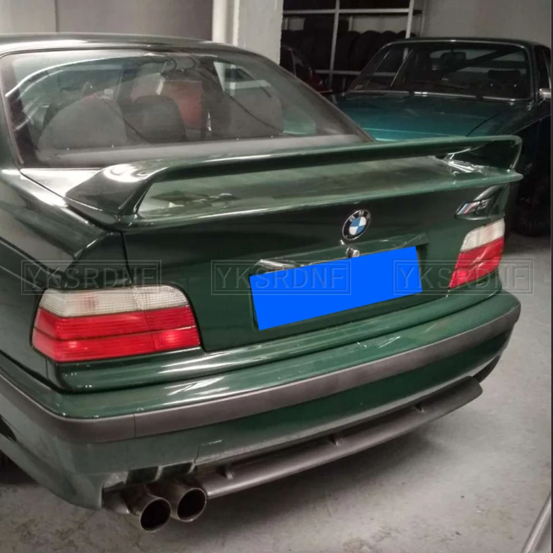 For BMW 3 Series E36 1990-2000 Spoiler ABS Plastic Matte Black or Glossy Black Spoiler For BMW E36 M3 Rear Wing