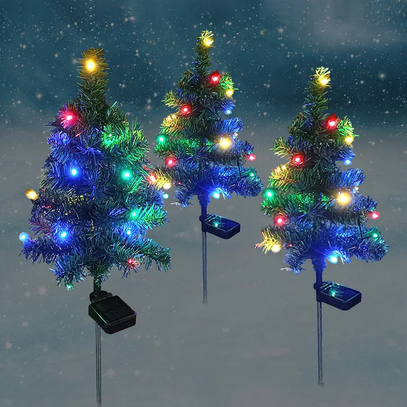 

Solar Christmas Tree LED Lights Outdoor Garden Decoration Waterproof Landscape Lights Firework Lawn Lamps Home Balcony 721