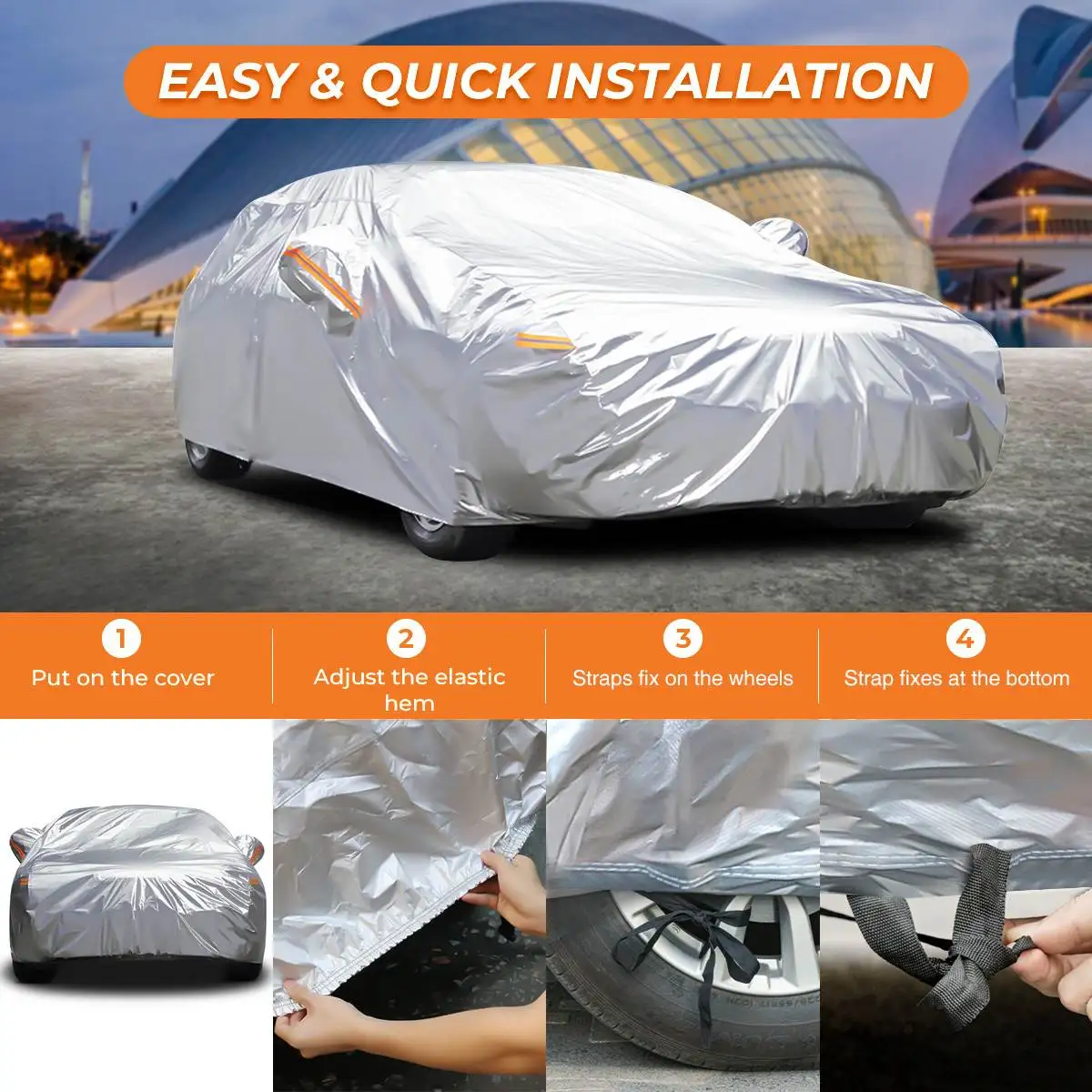 

SUV Car Cover full season protection Snow-proof Waterproof Storm Anti-hail Car Covers Protection For Nissan qasquai J11